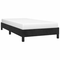 Bedframe zonder matras 100x200 cm fluweel zwart 4
