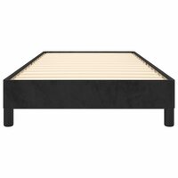 Bedframe zonder matras 100x200 cm fluweel zwart 5