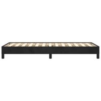 Bedframe zonder matras 100x200 cm fluweel zwart 6