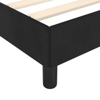 Bedframe zonder matras 100x200 cm fluweel zwart 7