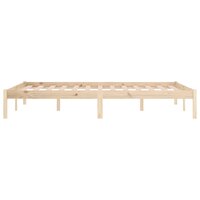 Bedframe zonder matras massief grenenhout 193x203 cm kingsize 6
