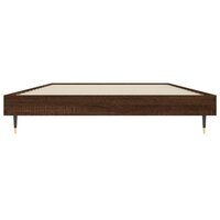 Bedframe zonder matras bewerkt hout bruin eikenkleur 100x200 cm 6