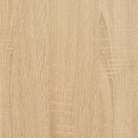 Bedframe zonder matras hout sonoma eikenkleurig 75x190 cm 8