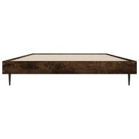 Bedframe zonder matras hout gerookt eikenkleurig 100x200 cm 6