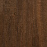 Bedframe zonder matras bewerkt hout bruin eikenkleur 100x200 cm 9