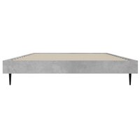 Bedframe bewerkt hout betongrijs 90x200 cm 6