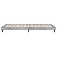 Bedframe bewerkt hout betongrijs 90x200 cm 7