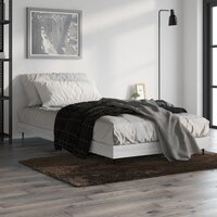 Bedframe bewerkt hout grijs sonoma eikenkleurig 90x200 cm 4