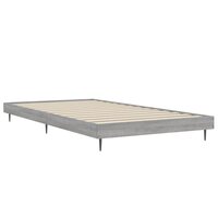Bedframe bewerkt hout grijs sonoma eikenkleurig 90x200 cm 5