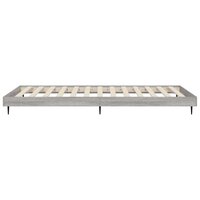 Bedframe bewerkt hout grijs sonoma eikenkleurig 90x200 cm 7