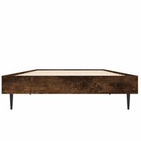 Bedframe zonder matras hout gerookt eikenkleurig 75x190 cm 6