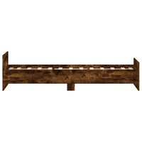 Bedframe zonder matras hout gerookt eikenkleurig 75x190 cm 5