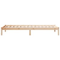 Bedframe extra lang zonder matras massief grenenhout 80x220 cm 5