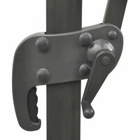 Zweefparasol met dubbel dak 300x300 cm antracietkleurig 6