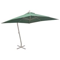 Zweefparasol met aluminium paal 300x300 cm groen 2
