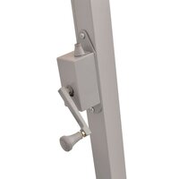 Zweefparasol met aluminium paal 300x300 cm groen 6