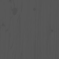 Palletbed massief grenenhout grijs 120x190 cm 7