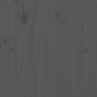 Palletbed massief grenenhout grijs 140x190 cm 7