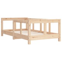Kinderbedframe 70x140 cm massief grenenhout 3