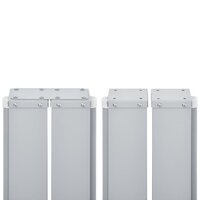 Windscherm uittrekbaar 120x600 cm zwart 8