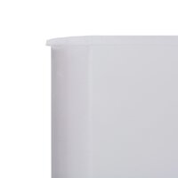 Windscherm 5-panelen 600x120 cm stof zandwit 4