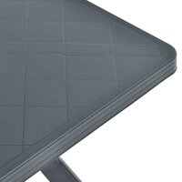 Bistrotafel 70x70x72 cm kunststof antraciet 4