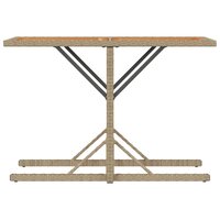 3-delige Bistroset met kussens poly rattan beige 8