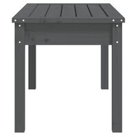 Tuinbank 80x44x45 cm massief grenenhout grijs 5