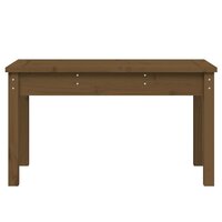 Tuinbank 80x44x45 cm massief grenenhout honingbruin 4