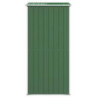 Tuinschuur 192x108x223 cm gegalvaniseerd staal groen 4