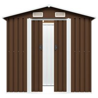 Tuinberging 204x132x186 cm staal bruin 3