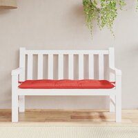 Tuinbankkussen 120x50x7 cm oxford stof rood 3