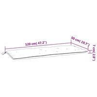 Tuinbankkussen 120x50x7 cm oxford stof rood 7