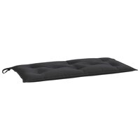 Tuinbankkussen 110x50x7 cm oxford stof zwart 2