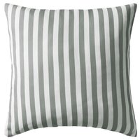 Buitenkussens 45x45 cm gestreept grijs 4 st 2