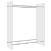 Haardhoutrek 80x35x100 cm gehard glas transparant 2