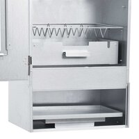 BBQ-rookoven met 1 kg houtsnippers 44,5x29x83 cm 6