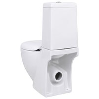Toilet met afvoer achter keramiek wit 5