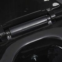 Hangend toilet randloos met verborgen stortbak keramiek wit  9