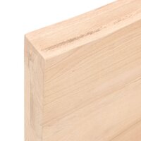 Wastafelblad 60x60x(2-6) cm onbehandeld massief hout 7