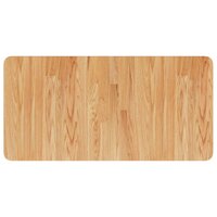 Wastafelblad 80x40x1,5cm behandeld massief hout lichtbruin 2