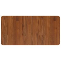 Wastafelblad 80x40x1,5 cm behandeld massief hout donkerbruin 2