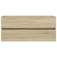 Wastafelkast 100x38,5x45 cm bewerkt hout sonoma eikenkleurig 4