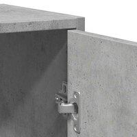 Wastafelkast 60x33x60 cm bewerkt hout betongrijs 9