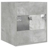 Wastafelkast 41x38,5x46 cm bewerkt hout betongrijs 6