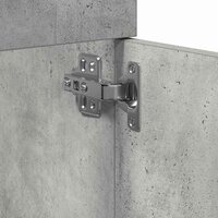 Wastafelkast 41x38,5x46 cm bewerkt hout betongrijs 8