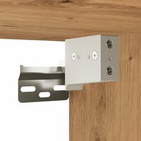 Wastafelkast 90x38,5x46 cm bewerkt hout artisanaal eikenkleur 9