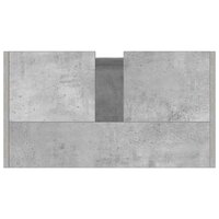 Badkamerkast 60x33x61 cm bewerkt hout betongrijs 9