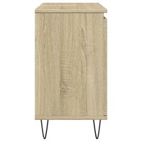 Badkamerkast 58x33x60 cm bewerkt hout sonoma eikenkleurig 5