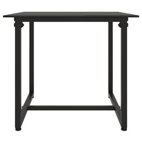 3-delige Loungeset met kussens poly rattan zwart 9
